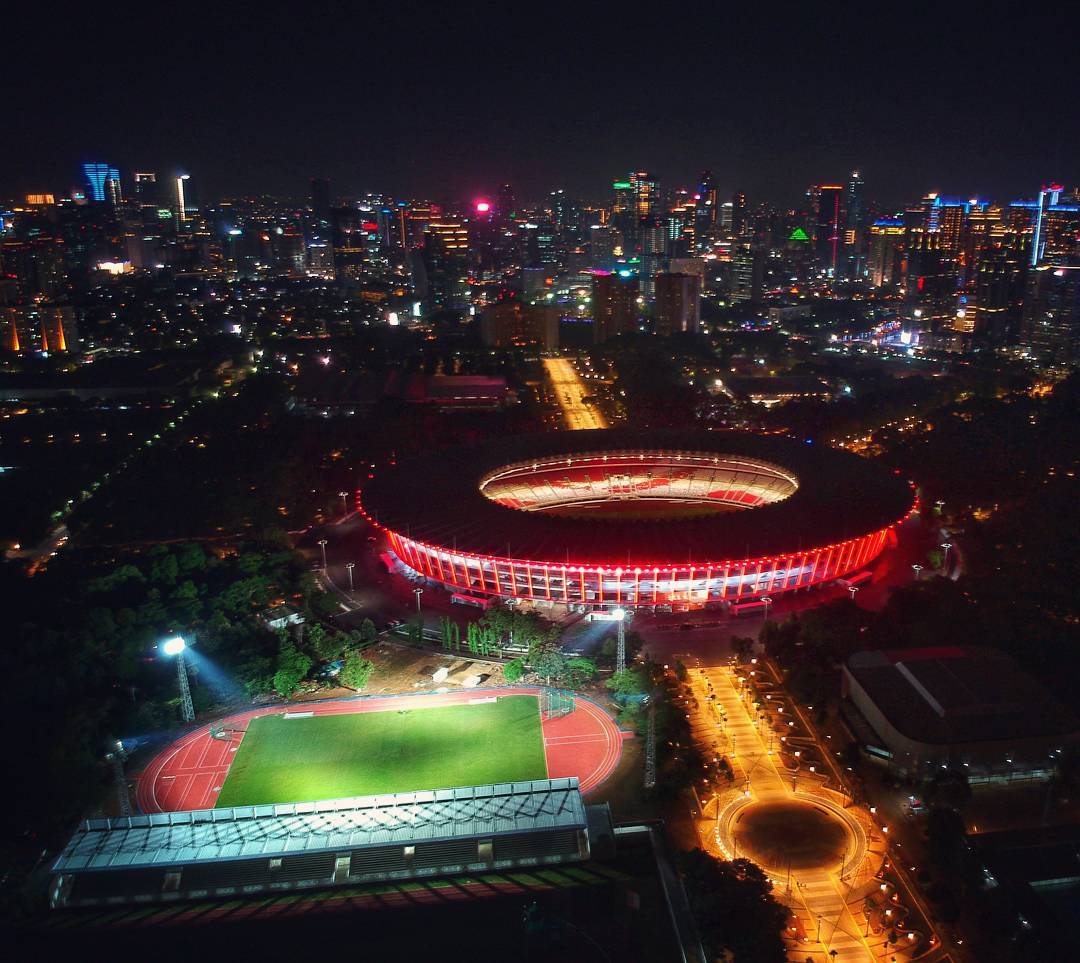 GBK Main Stadium Jakarta facade lighting – arisdn